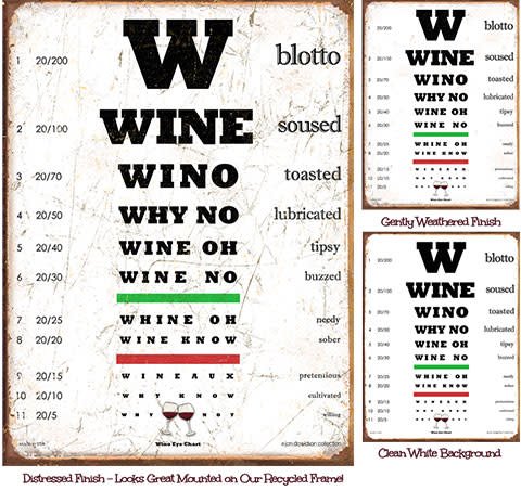 Eye Chart Wine