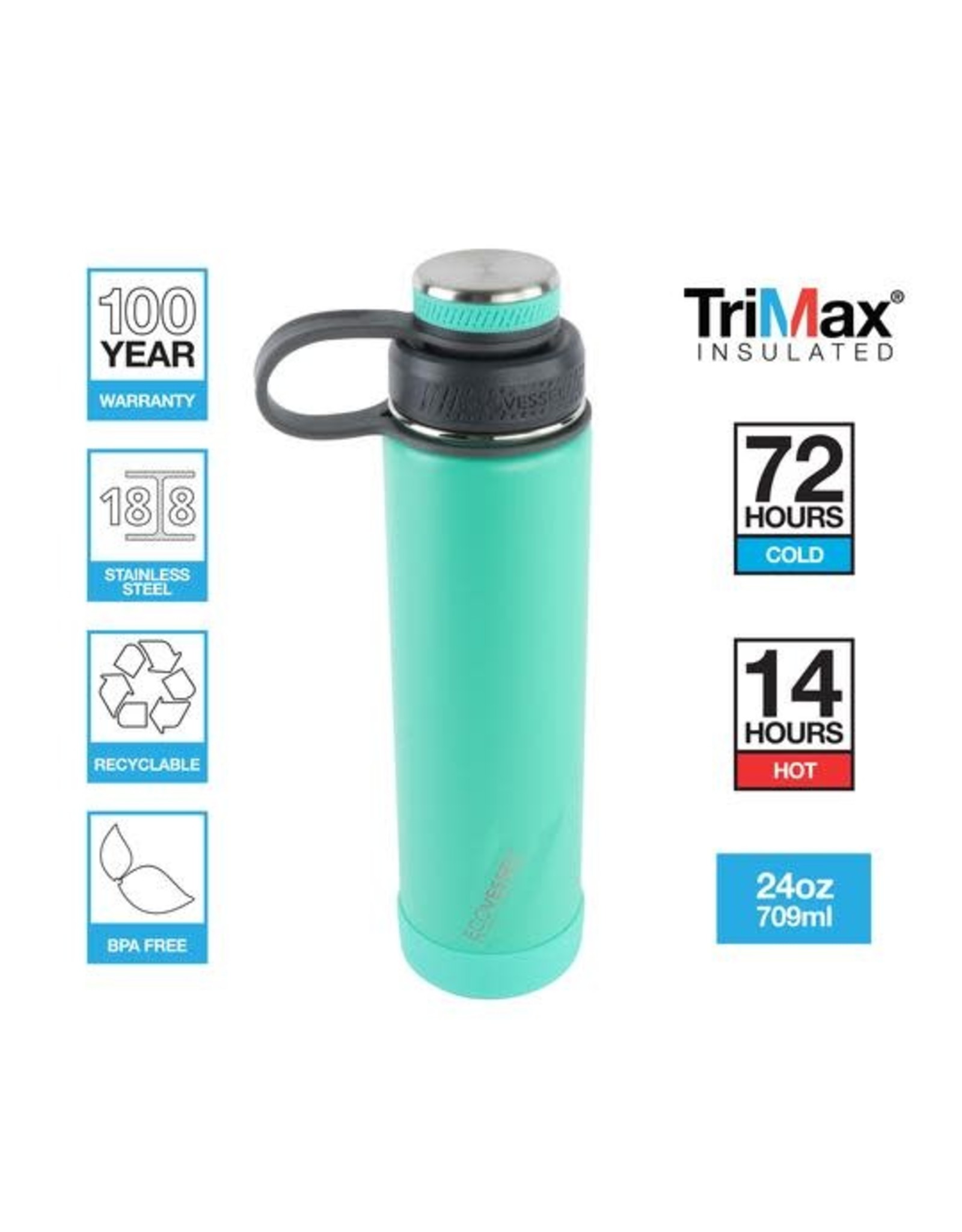ECOVESSEL BOULDER TriMax Water Bottle