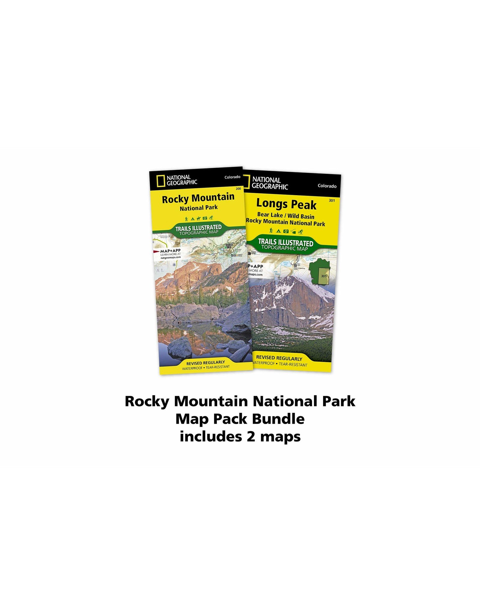 Rocky Mountain National Park [Map Pack Bundle] (National Geographic Trails Illustrated Map)