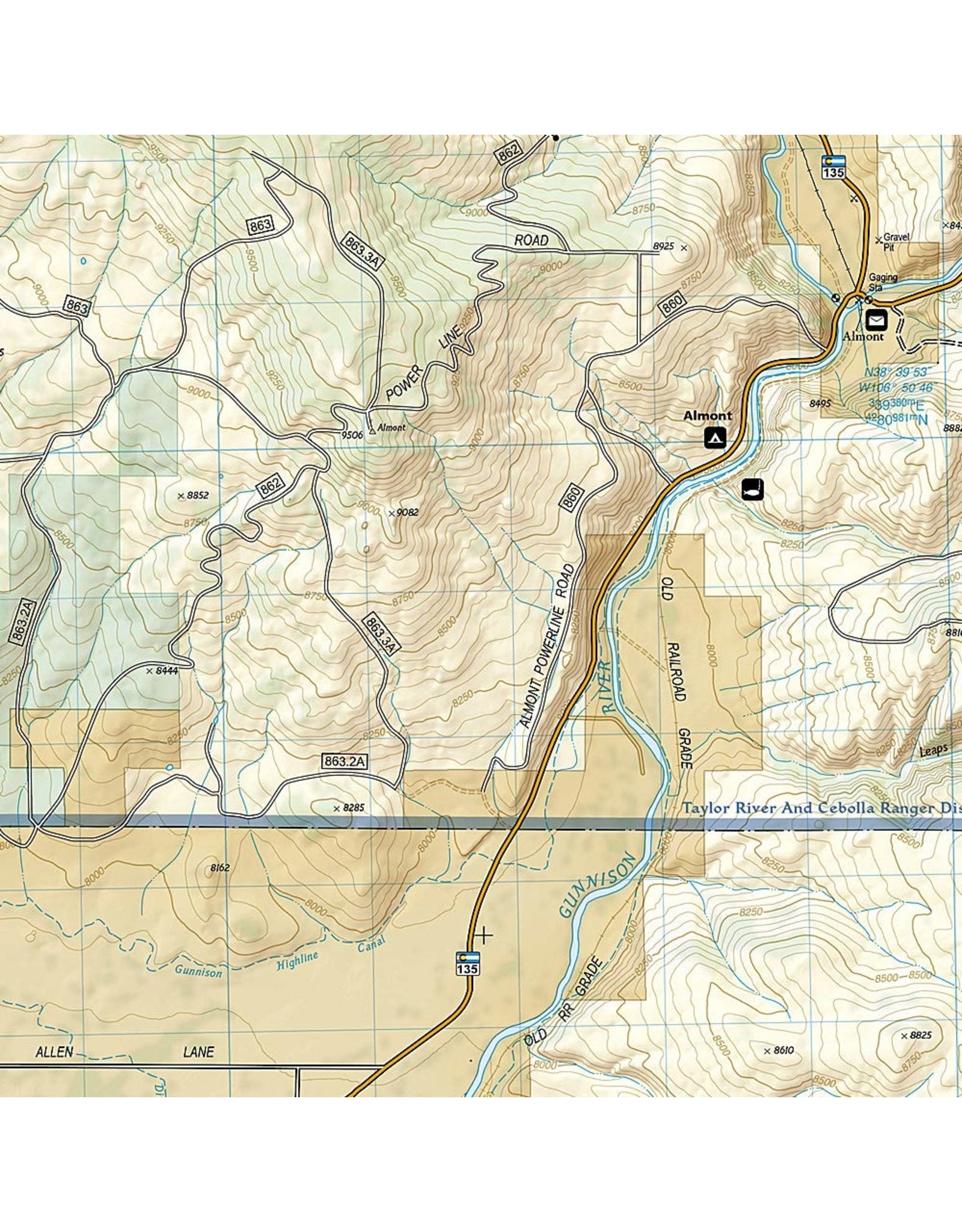 Gunnison, Pitkin (National Geographic Trails Illustrated Map, 132) Map – Folded Map, January 1, 2019