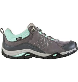 Oboz Women's Sapphire Low B-Dry Waterproof Hiking Shoe Charcoal / Beach Glass 10.5