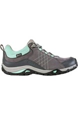 Oboz Women's Sapphire Low B-Dry Waterproof Hiking Shoe Charcoal / Beach Glass 7