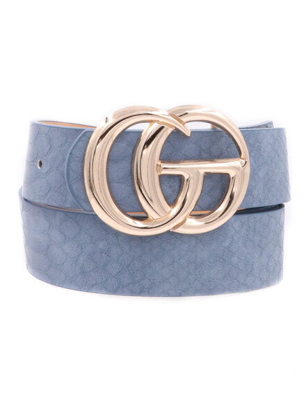 ARTBOX Crocodile Faux Leather CG Belt
