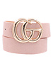 ARTBOX Crocodile Faux Leather CG Belt