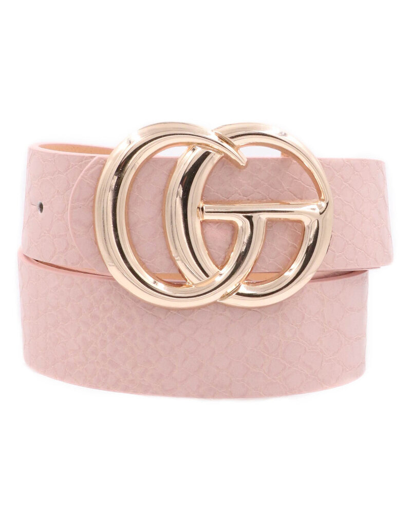 ARTBOX Crocodile Faux Leather CG Belt