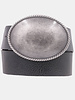 ARTBOX Metal Rope Trimmed Simple Oval Buckle Belt