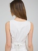 The Workshop Pinstripe Button Down Back Tie Vest