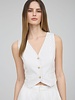 The Workshop Pinstripe Button Down Back Tie Vest
