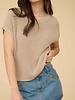 The Workshop Crew Neck Short Sleeve Crochet Knit Pullover