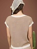 Blu Pepper Brown Horseshoe Sweater W/White Border