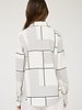 The Workshop Geo Pattern Collared Long Sleeve Button Down