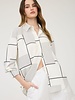 The Workshop Geo Pattern Collared Long Sleeve Button Down