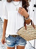 Supreme Fashion Round Neck Ruffle Sleeve Loose Fir Shir
