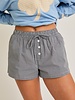 LELIS Checkered Print Shorts