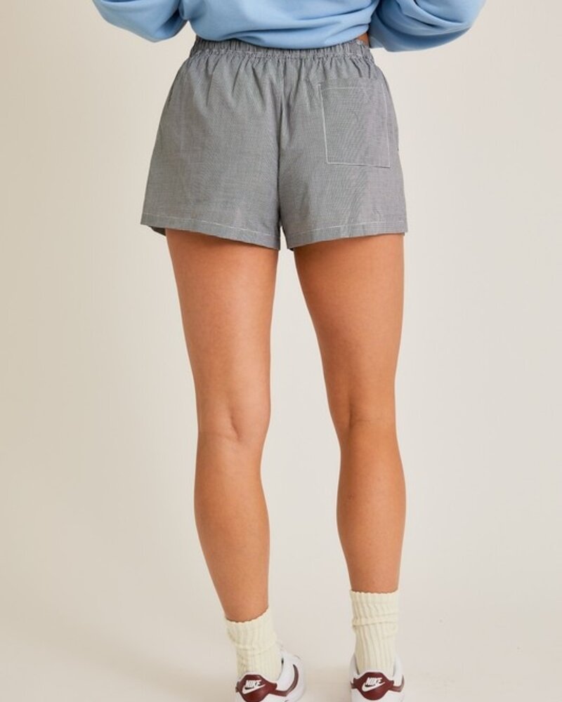 LELIS Checkered Print Shorts