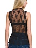 Lace See-Through Layering Sleeveless Top