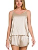 Satin Cami & Short 2 Piece Set