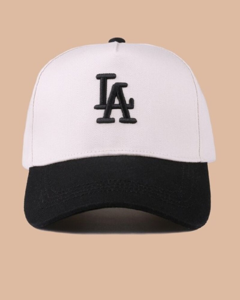 La City Logo Two Tone Canvas Cotton Cap