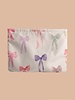 Bowknot Pattern Cosmetic Clutch Bag