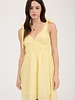 Blu Pepper Eyelet Detail Lace Trim Tie Strap Mini Dress
