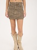 The Workshop Leopard Print Mini Skirt