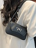 Bow Accent Underarm Shoulder Bag