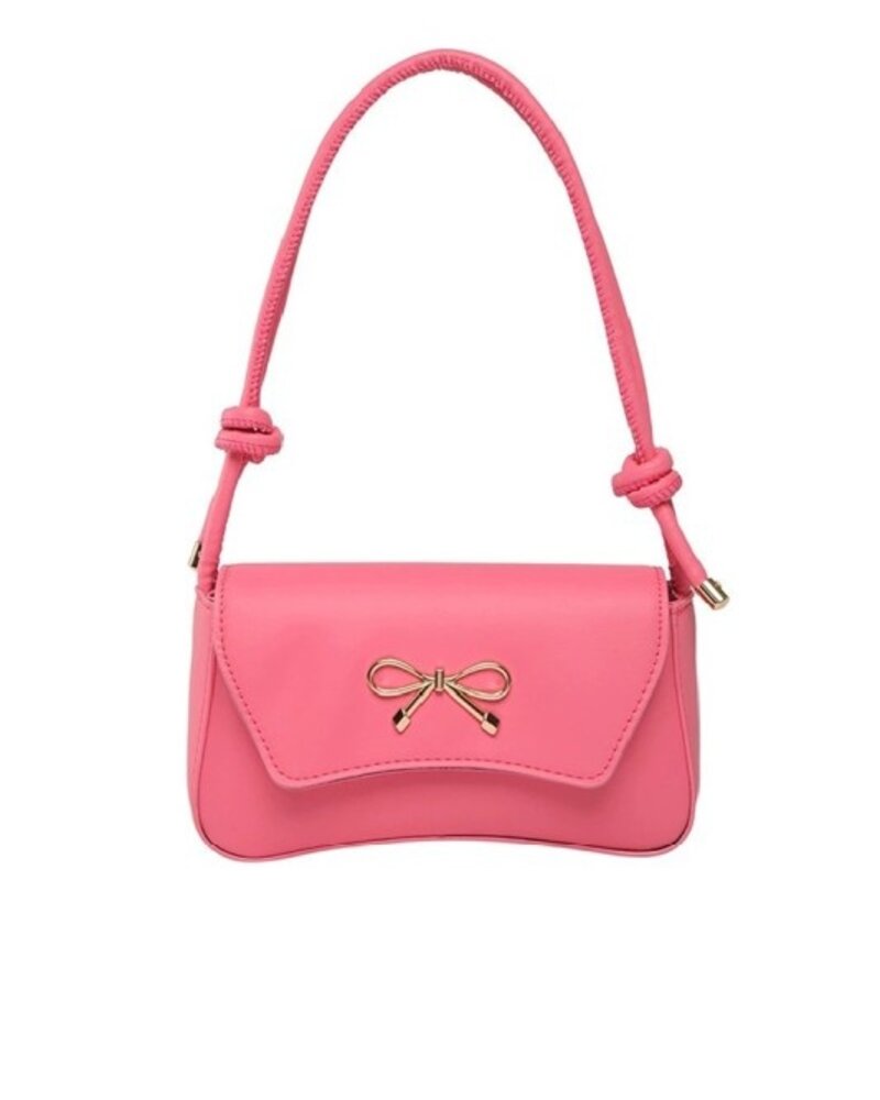 Bow Accent Underarm Shoulder Bag