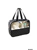Checkered Pattern Travel Clear Bag