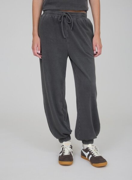 J.O.A. Washed Drawstring Waist Joggers