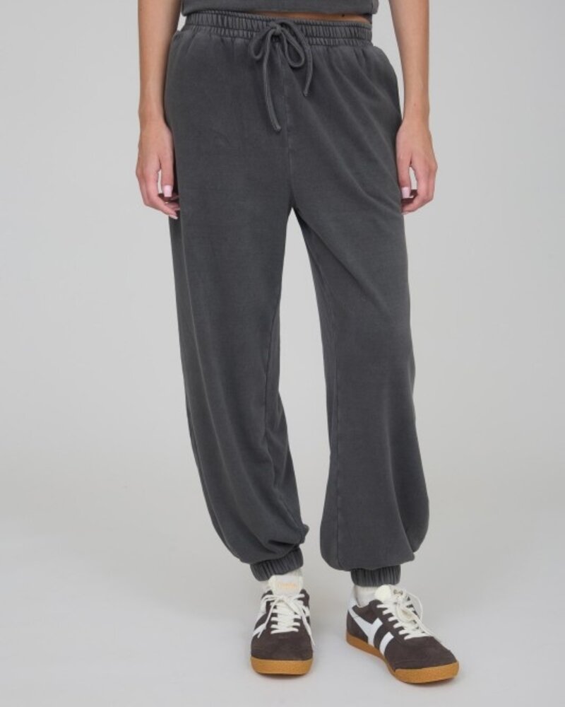 J.O.A. Washed Drawstring Waist Joggers
