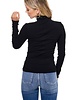 Zutter Ribbed Turtle Neck Top