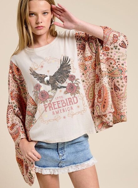 Zutter 1996 Freebird America Paisley Tee