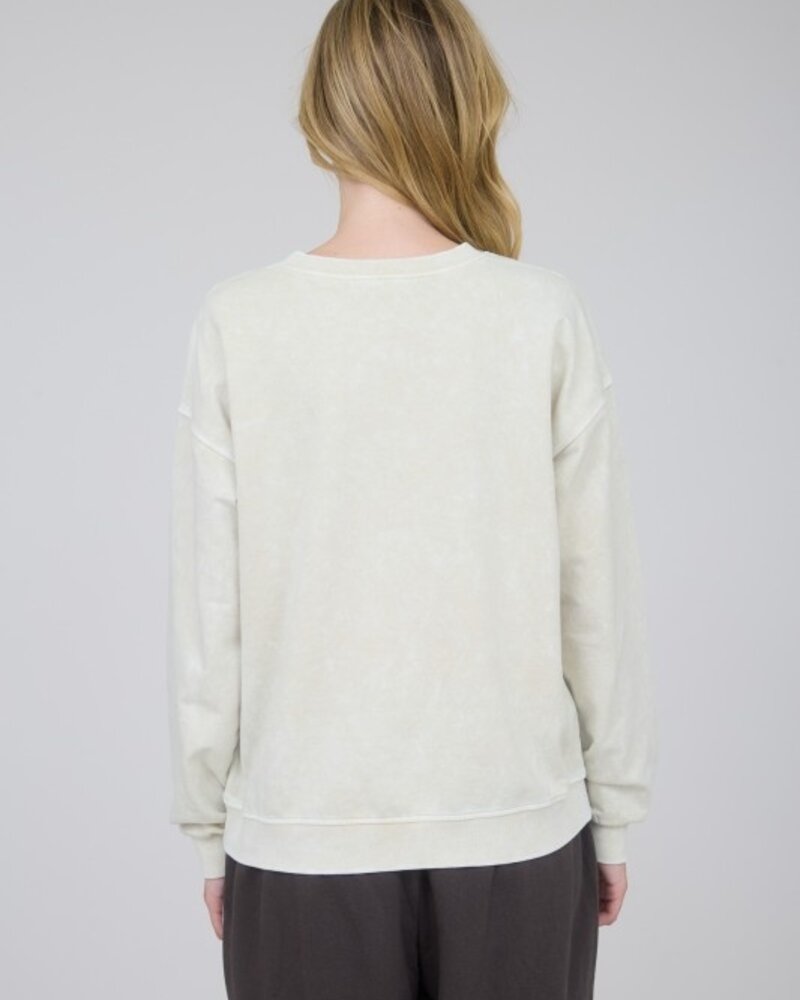 J.O.A. Wild West Graphic Long Sleeve Knit Top