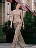 D.ARK Plaid Wide Leg Trousers