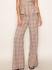 D.ARK Plaid Wide Leg Trousers