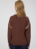 The Workshop Cream Lined Knit Sweater