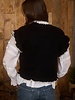 Blu Pepper Crochet Floral Ruffle Knit Cardigan