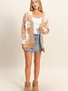 Hyfve Floral Button Front Soft Sweater Cardigan