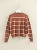 Hyfve Crew Neck Striped Sweater