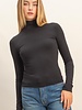 Double Zero Turtleneck Long Sleeve Fitted Top