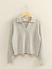 Double Zero Collared V Neck Sweater