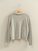 Double Zero Collared V Neck Sweater