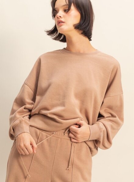 Double Zero Keeping It Casual Long Sleeve Sweatshirt