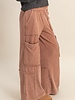 Double Zero Mineral Washed Oversized Cargo Sweatpants