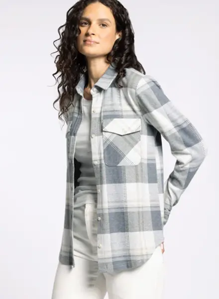Thread & Supply Button Down Plaid Cassian Shirt