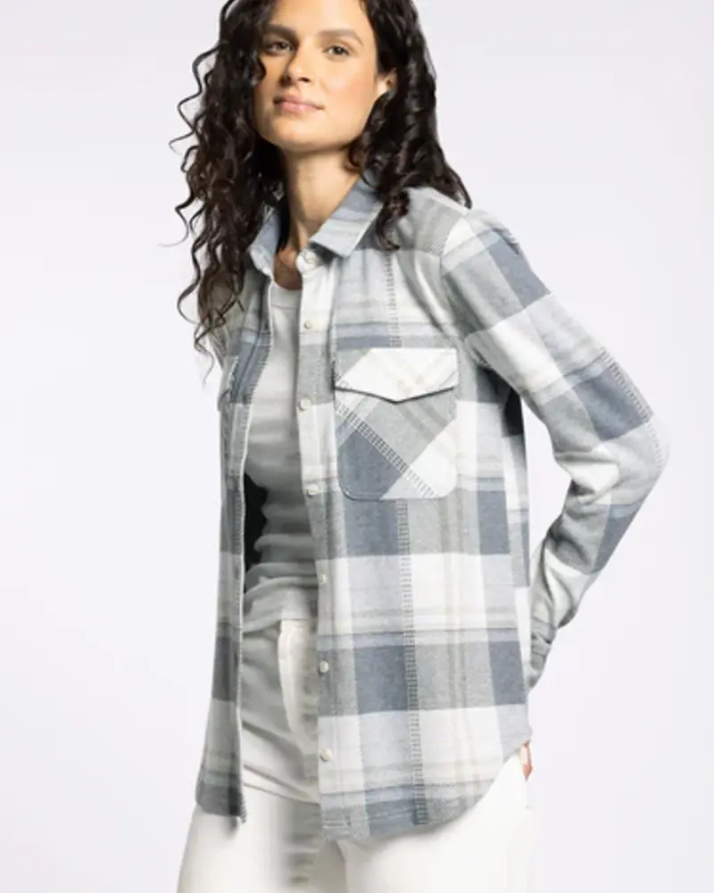 Thread & Supply Button Down Plaid Cassian Shirt