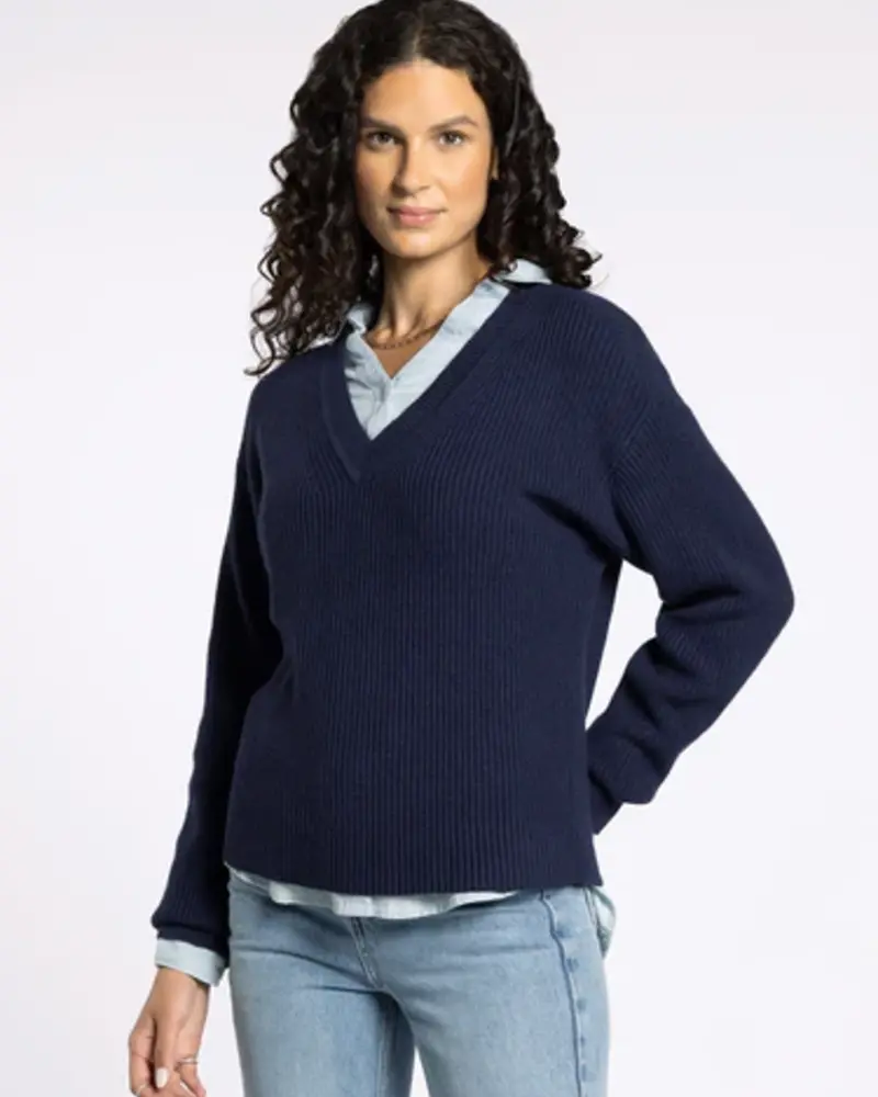 Thread & Supply V Neck Cornelia Sweater