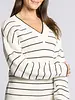 Thread & Supply Striped Brown Ira Sweater