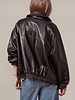 Urban Daisy City Muse Oversized Leather Jacket