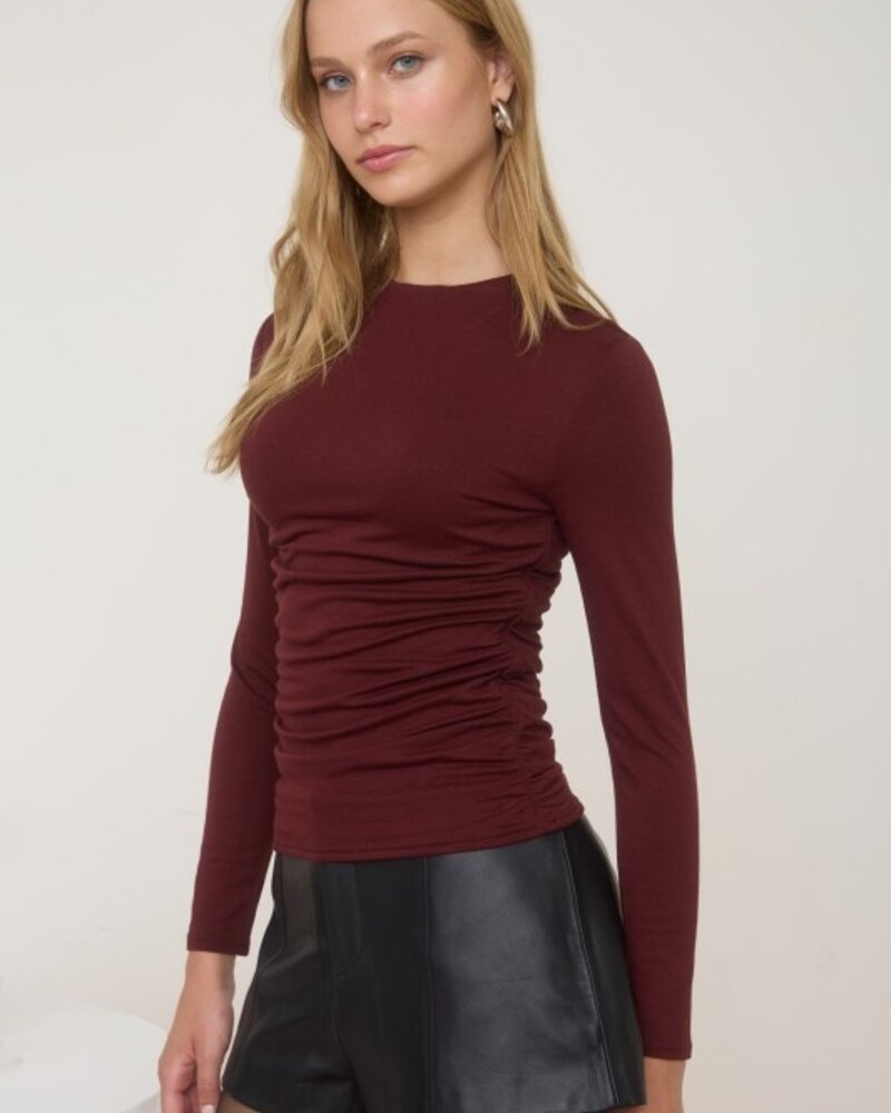 Blu Pepper Long Sleeve Fitted Top